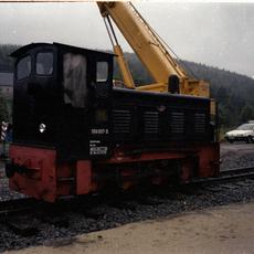 Ankunft der ersten Diesellok in Jöhstadt.