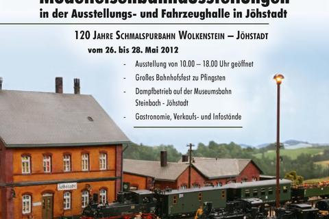 Poster Modelleisenbahnausstellung Pfingsten 2012