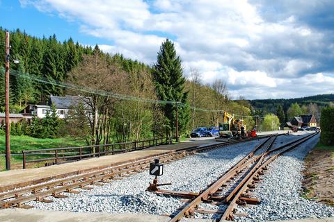 Blick Richtung Ladestraße.