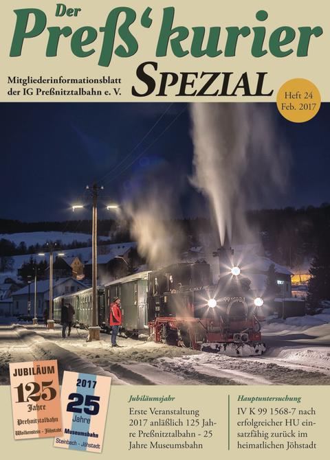 Am tief verschneiten Bahnsteig und bei spürbarer Kälte wartet der Sonderzug in den frühen Morgenstunden des 14. Januar im Bahnhof Steinbach auf seine Rückfahrt nach Jöhstadt.