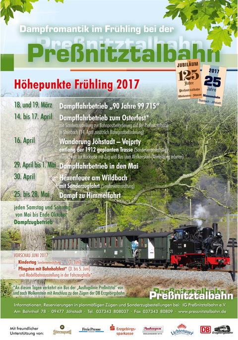 Poster Höhepunkte Frühling 2017