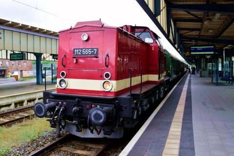 Ankunft in Zwickau Hbf.