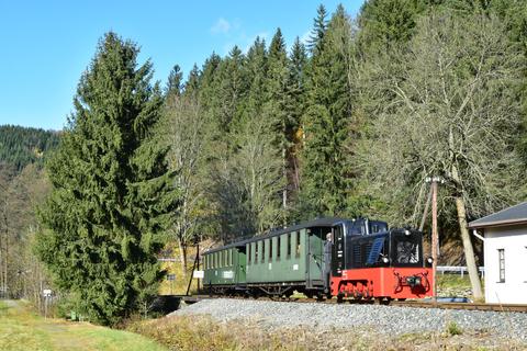 Vorbeifahrt am Forellenhof.